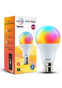 Wipro 12.5-Watt B22 WiFi Smart LED Bulb with Music Sync