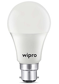 Wipro Garnet Base B22 10-Watt LED Bulb (Pack of 4, Cool Day White)