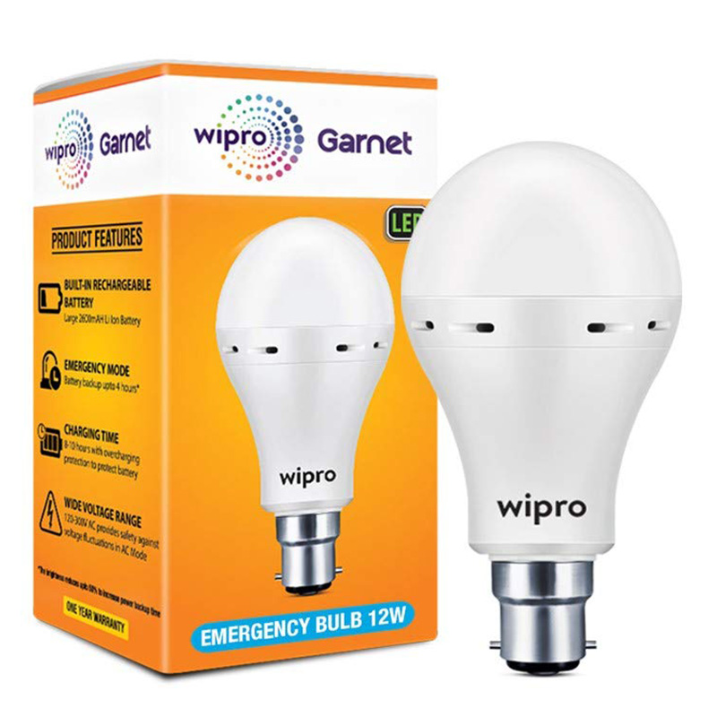 Wipro Garnet 12W Emergency LED bulb