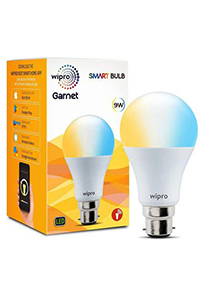 Wipro 9-Watt B22 Wi-Fi Enabled Smart LED Bulb(Shades of White)