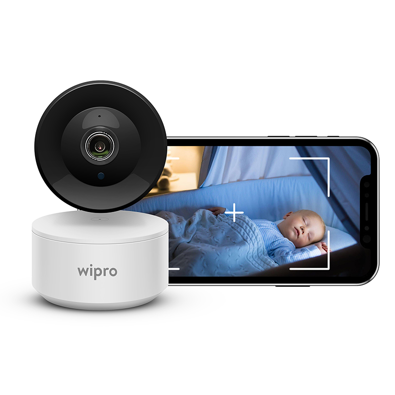 Wipro Smart Wireless Security Camera| 3 MP 1296p Full HD