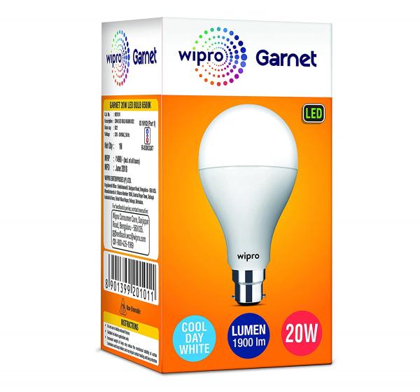 inschakelen Blij essence Enhance Spaces With Wipro Garnet Base B22 20-Watt LED Bulb