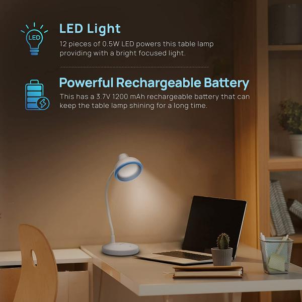 wipro rechargeable table lamp