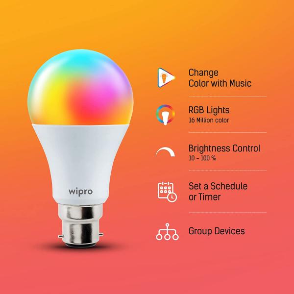 Wipro 9 W Standard B22 LED Bulb Price in India - Buy Wipro 9 W Standard B22  LED Bulb online at