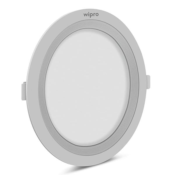 wipro garnet wave slim 15w round led panel